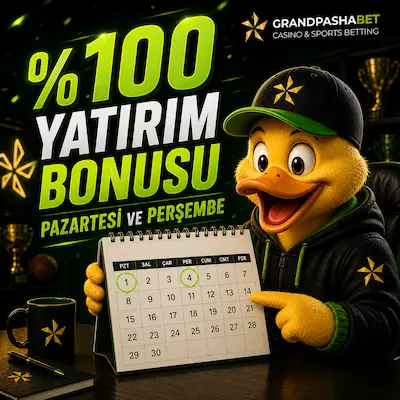 %100 yatırım bonusu